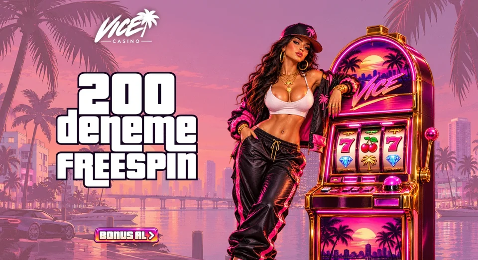 VICE Casino — 200 deneme freespin banner